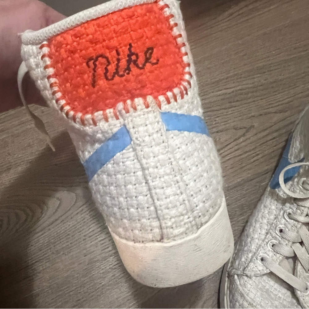 NIKE Blazer Mid '77 Next Nature Sneakers Hemp Womens 10 - Picture 9 of 9